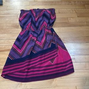 Express strapless dress